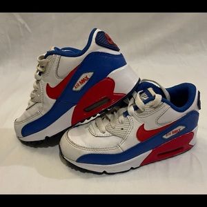 Nike Air Max 90 Ltr size 11c blue/red